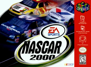 NASCAR 2000 (USA) box cover front